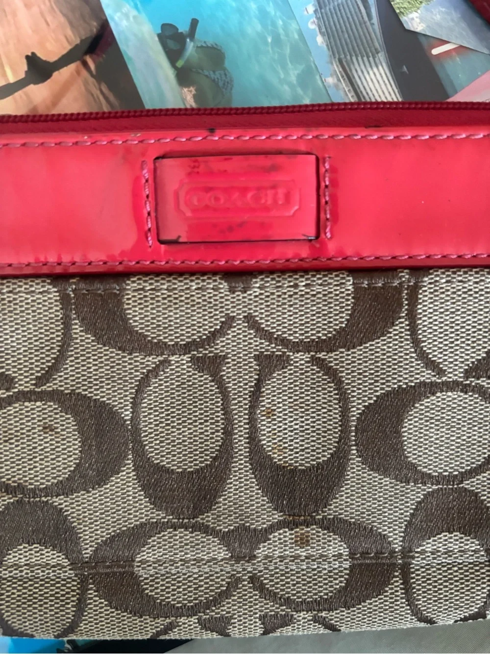 Vintage Pre Owned coach Wristlet